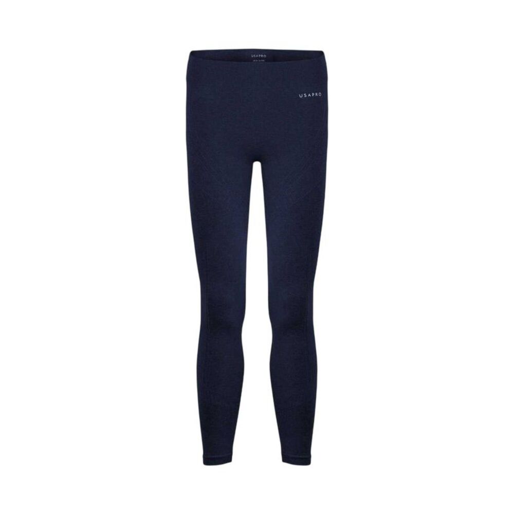 USA Pro Childrens/Kids Seamless Tight Leggings / Navy